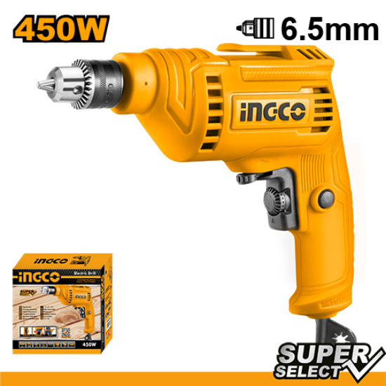 INGCO ED45658 | مقدح كهربائي 450 واط 6.5 مم