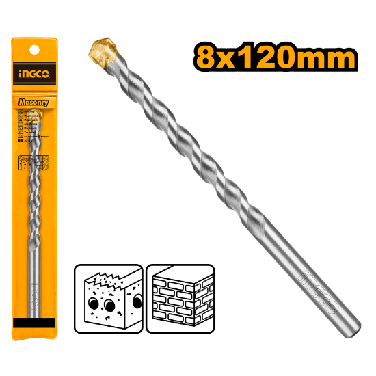 INGCO Masonry & Granite Drill Bit 8x120mm DBM111081