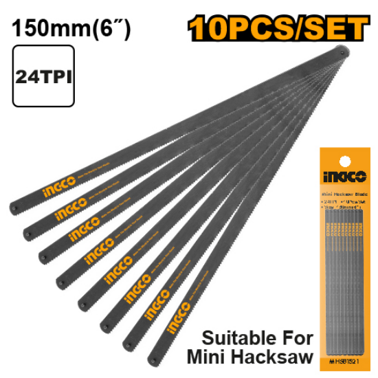 INGCO MHSB1521 Saw Blades 6in 24T 10pcs