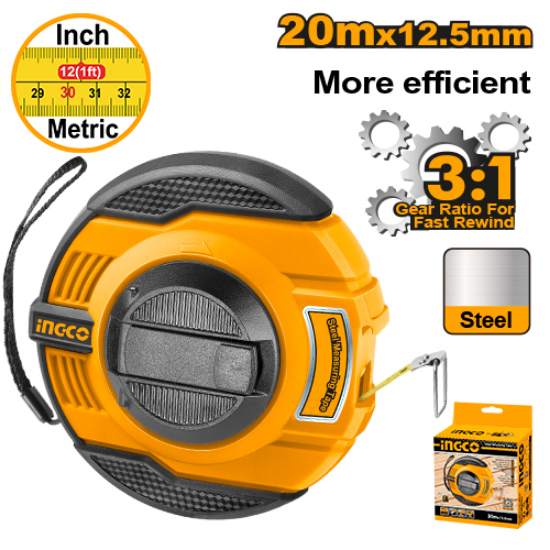 INGCO HSMT8420 Metal Tape Measure 20m