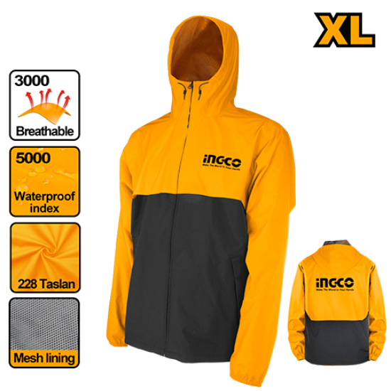 INGCO HJATL2281.XL Waterproof Work Jacket Size XL
