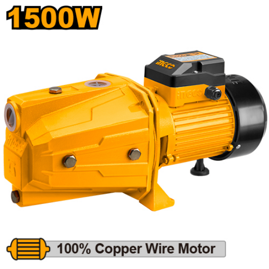INGCO JP15008 Self-Priming Jet Pump 1500W 2HP Stainless Steel Impeller