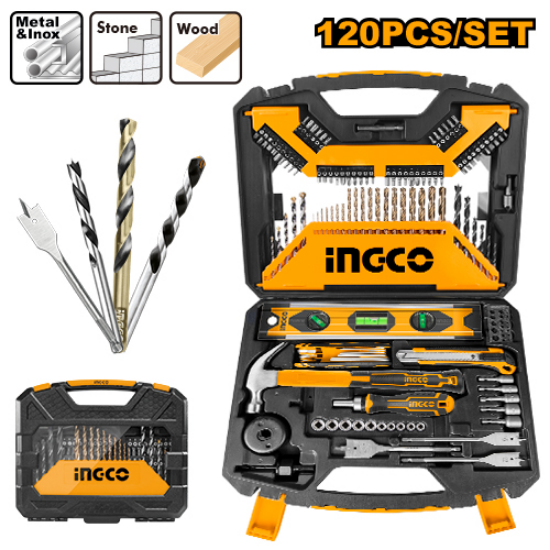 INGCO HKTAC011201 120 Piece Bits and Tools Accessories Set