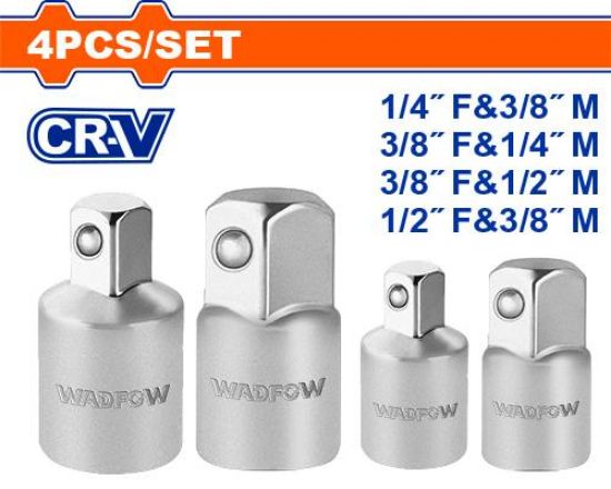 WADFOW Socket Adapter Set 4pcs WST9604