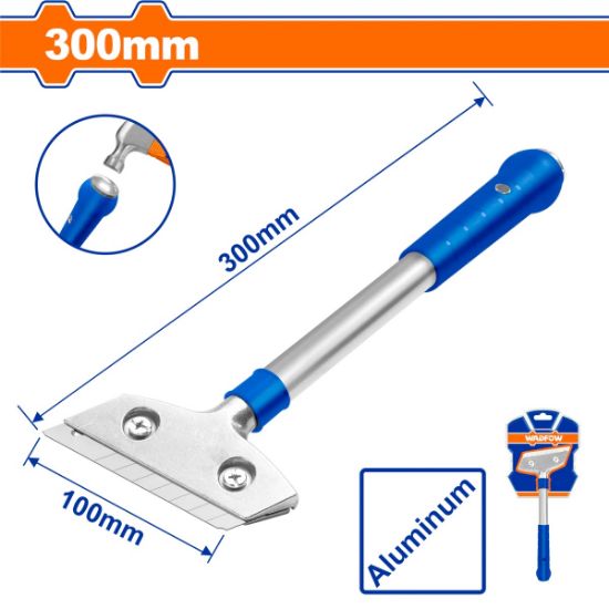 WADFOW Scraper with Handle 300mm 18x100mm Blade WGS1630