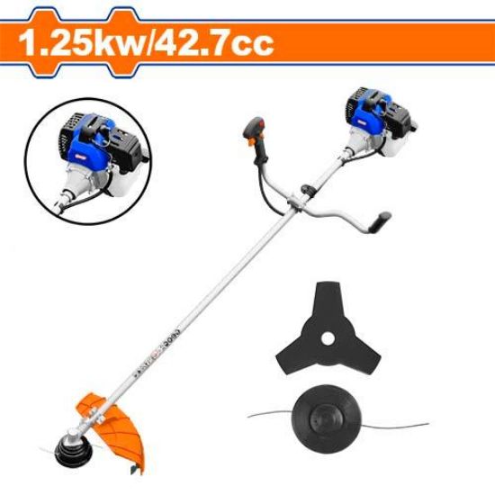 WADFOW Petrol Brush Cutter 42.7cc 1.25kW 2HP Telescopic WGM1543