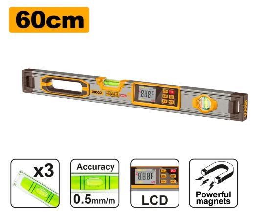INGCO HSL98060D Digital Magnetic Spirit Level 60cm