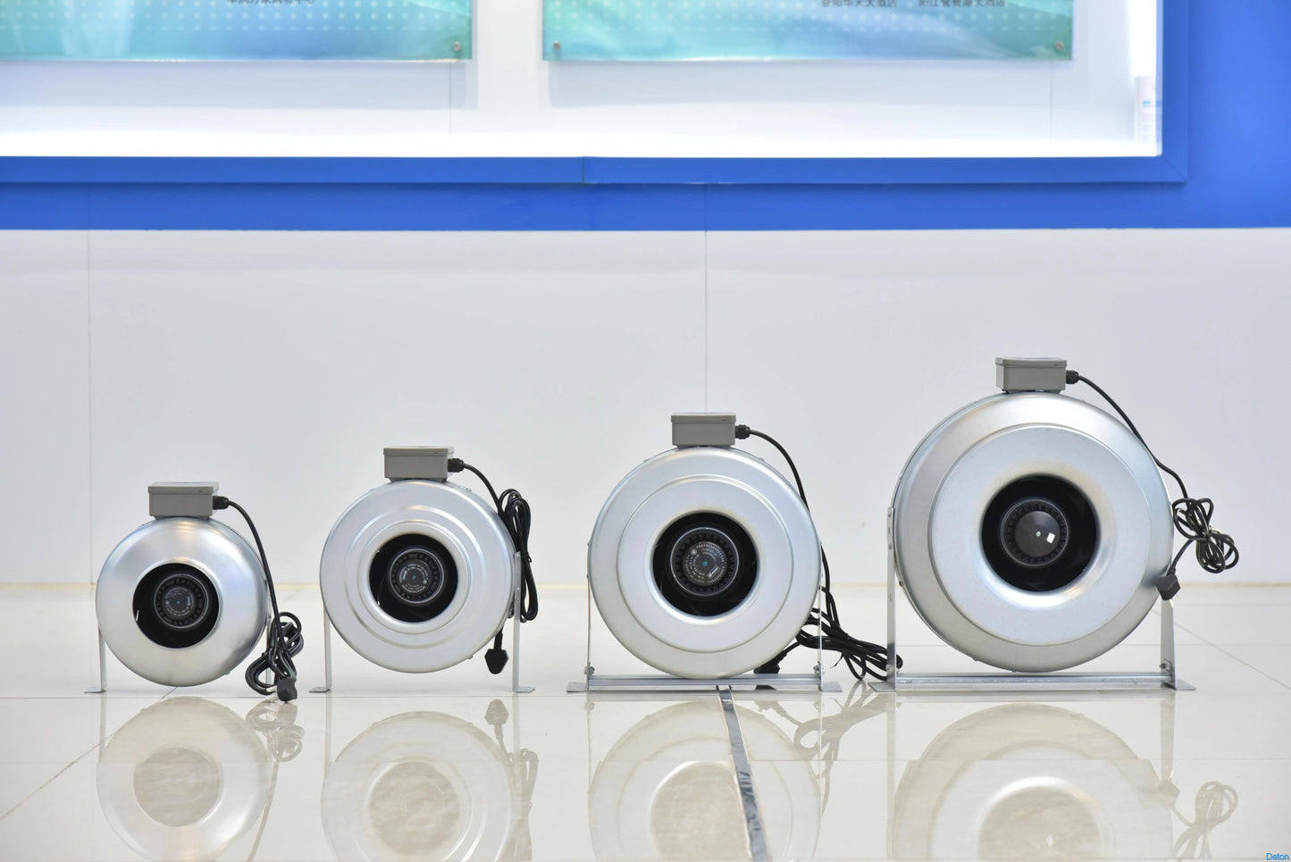 V.E.M. Circular 15CM Inline Duct Fan - AC Rotor Motor