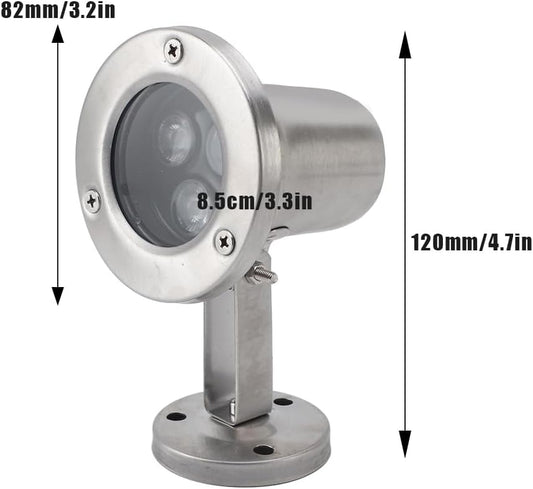 AURA Pond Light – Stainless Steel 12V LED (3W) - Azar Group