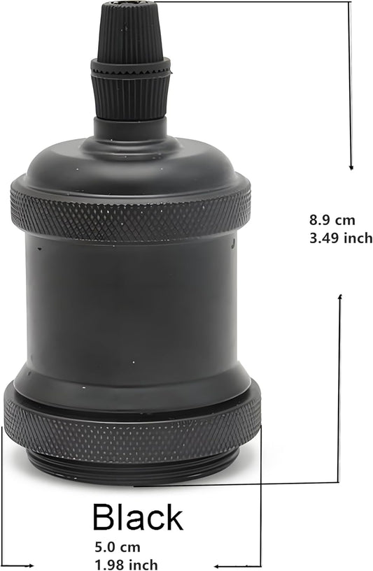 AURA Lamp Holder – Matte Black (MB) - Azar Group