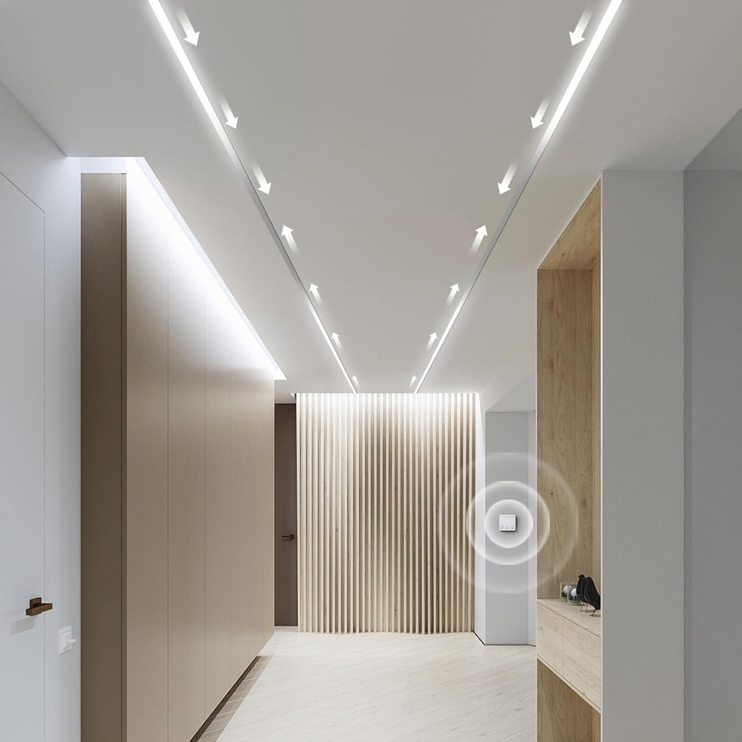 Aura LED Strip CCT Running Water 24V 10W 120L 8MM (10M/Roll, Dimmable, Dynamic Effects)
