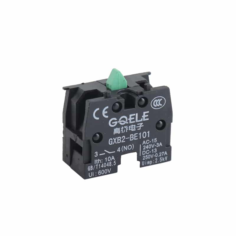 V.E.M. GXB2-BE101 Contact Block 1NO Green