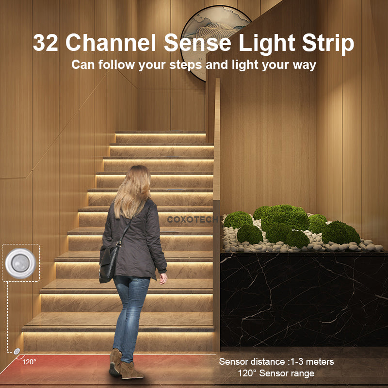 V2-STEP LED Stair Induction Controller System (Motion Sensor, 500W Capacity)