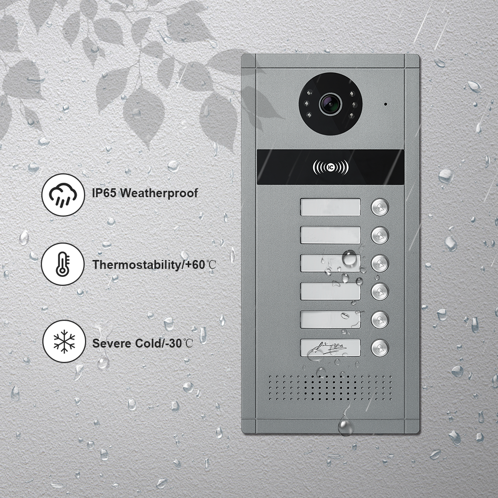 V.E.M. Video Doorphone Outdoor Station For 12 Apartments