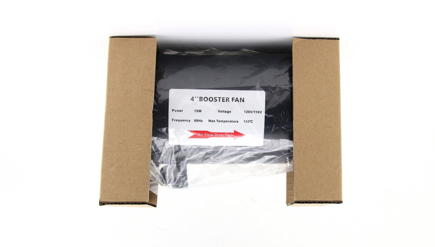 VEM-HI-100IS 4-Inch Inline Duct Booster Fan
