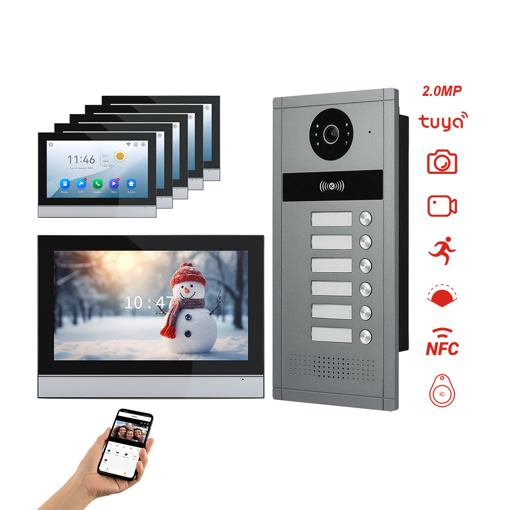 V.E.M. Video Doorphone Outdoor Station For 12 Apartments