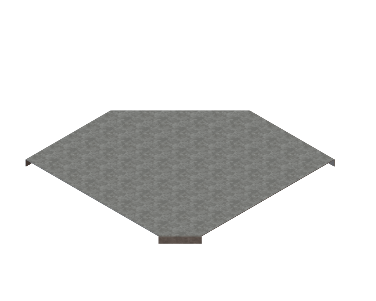Cover For 90° Horizontal Bend Of Truncking Cable Tray W:400MM