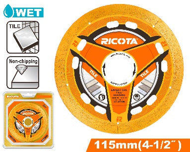 Ricota 115x22.2mm ديسك قص الماس للبلاط والسيراميك Ricota