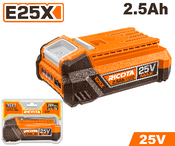 Ricota 25V 2.5Ah بطارية ليثيوم Ricota