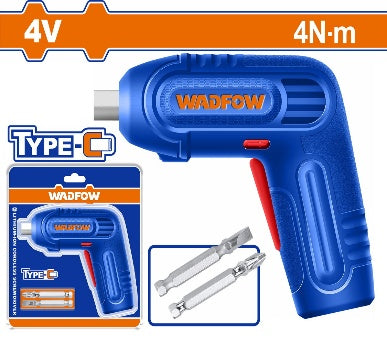 WADFOW 4V USB 4N.m cable مفك بطارية Wadfow