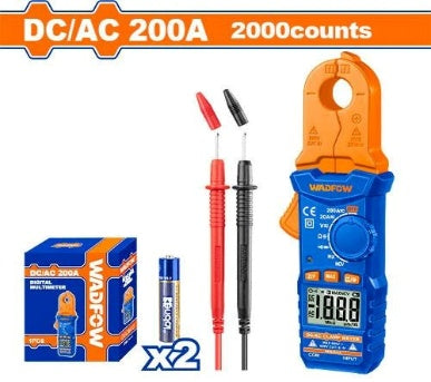 WADFOW DC/AC 200 A 2000 Counts كلامبميتر Wadfow