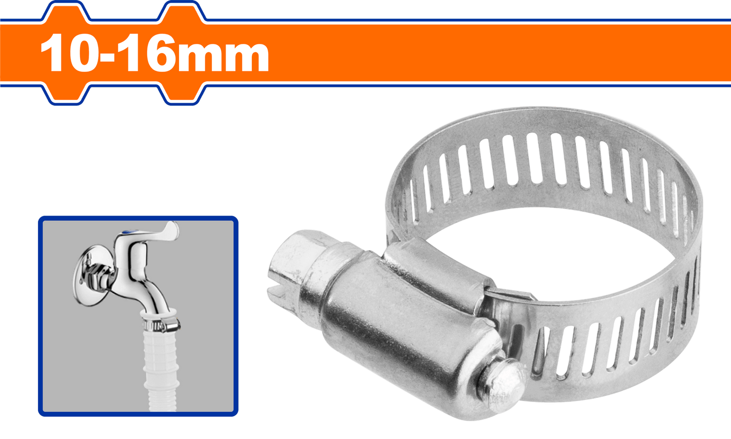 WADFOW 50 Pcs 10-16 mm رباط ستانلس Wadfow
