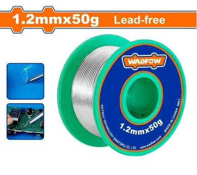 WADFOW 1.2mmx50g Lead-Free بكرة شريط قصدير Wadfow