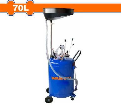 WADFOW 18Gallon / 70L برميل تخزين زيت بقمع Wadfow