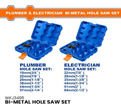 WADFOW Plumber & Electrician طقمين خراقات Wadfow