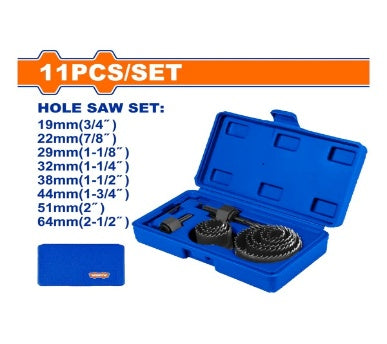 WADFOW 11Pcs طقم قوارات خشب Wadfow