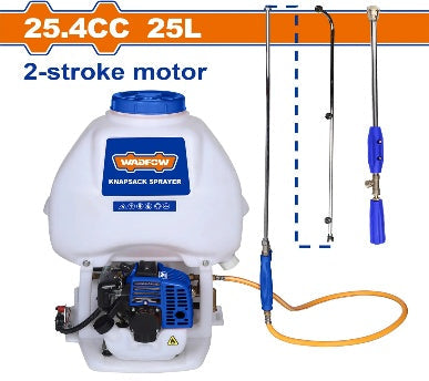 WADFOW 25.4cc 25 L 2-Stroke motor مرشة مبيدات على البانزين Wadfow