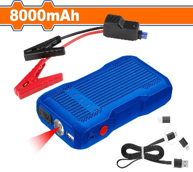 WADFOW 12V Batt. capacity 8000mAh بطارية تدكير ليثيوم Wadfow