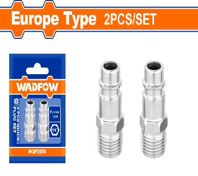 WADFOW 2Pcs 1/4" ركور نبريج هوا ميلة قلووز Wadfow