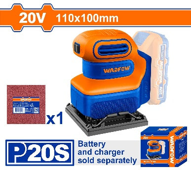 WADFOW 20V (110x100)mm حفافة مربعة Wadfow