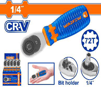 WADFOW 1/4" 72 T CR-V طقطاق صغير Wadfow