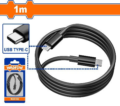 WADFOW 1m USB type-A to type-C cable كابل Wadfow