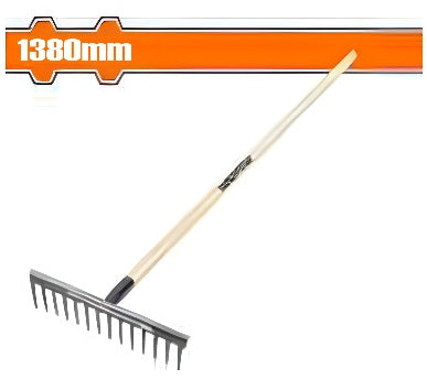 WADFOW 14T 1250mm 0.5Kg مشط حدائق مع عصا Wadfow