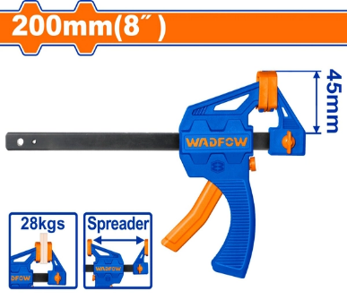 WADFOW 8" (45x200)mm 60KGS ملزمة جمع بلاستك Wadfow