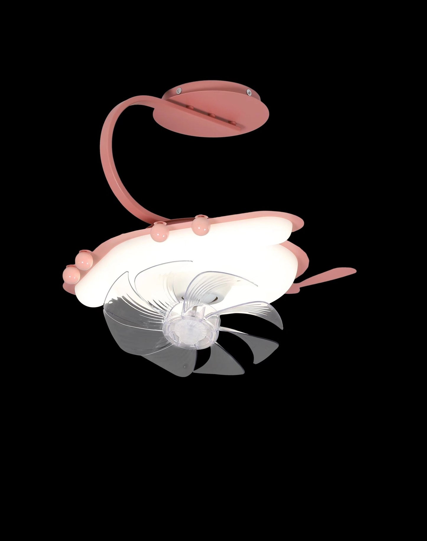 AUR - KID - 665PK Pink Airplane - Shaped Ceiling Light Fan - Lighting - Aura Lighting - Azar Group