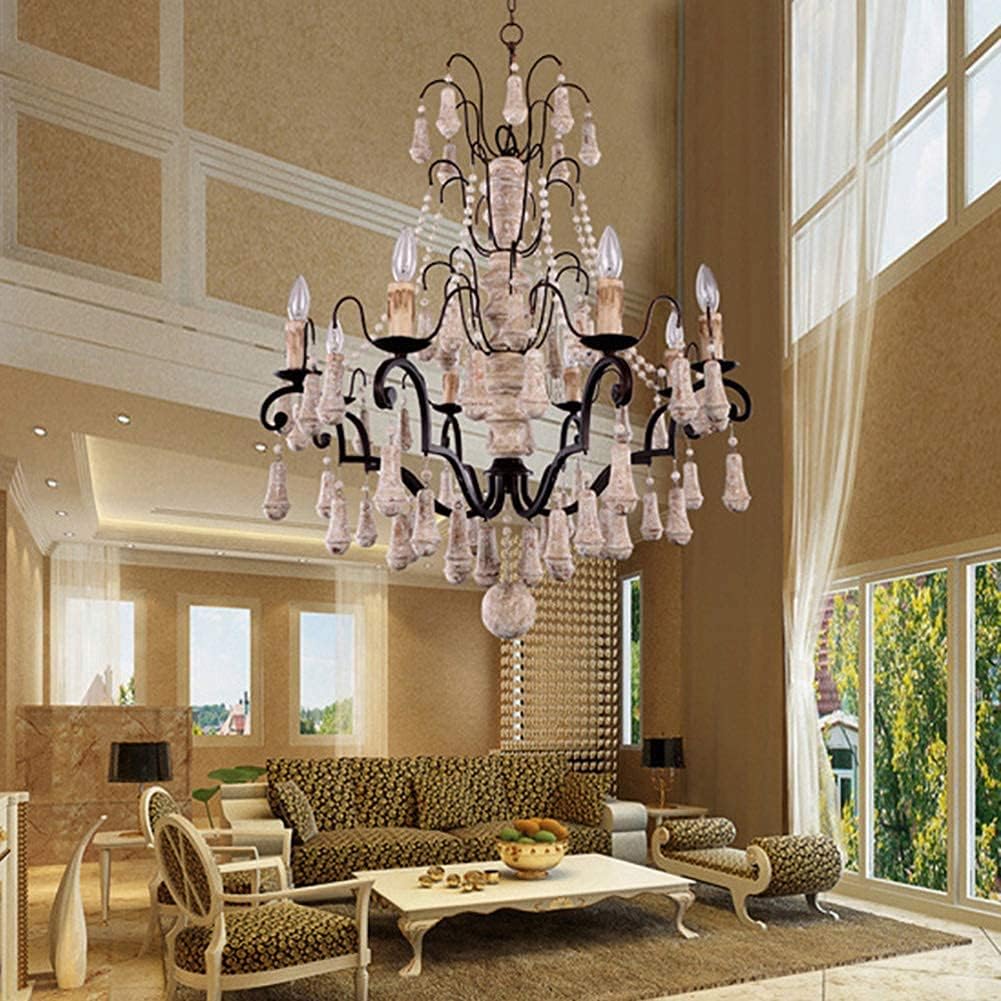 AUR - PEND - SY88022 - 8A Romatti HOFIT Rustic 8 - Light Chandelier - Lighting - Aura Lighting - Azar Group