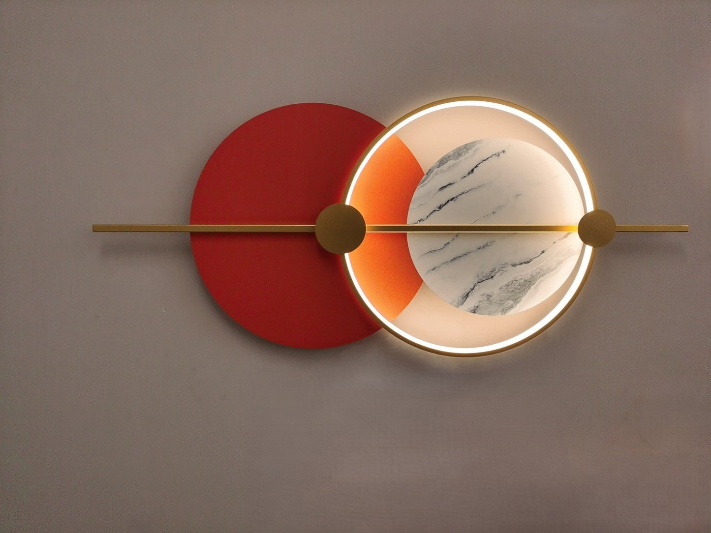 AUR - W219 - 20W - GD Modern Geometric Wall Sconce - Lighting - Aura Lighting - Azar Group