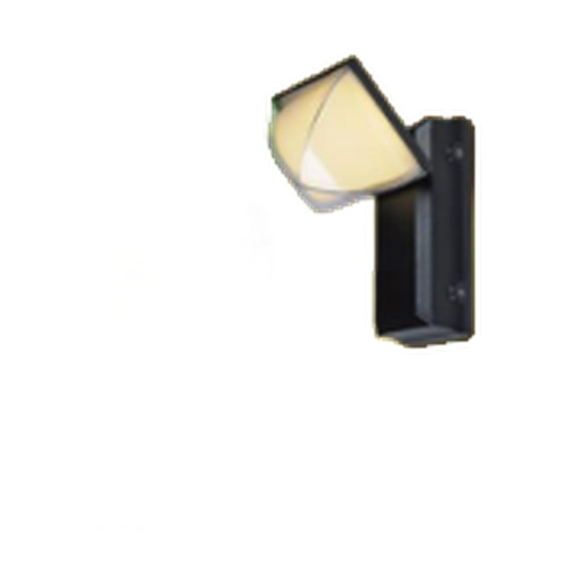 AURA Garden Bollard Light – Square Head, Dark Grey, 60 cm (7W, Natural White 4000K)