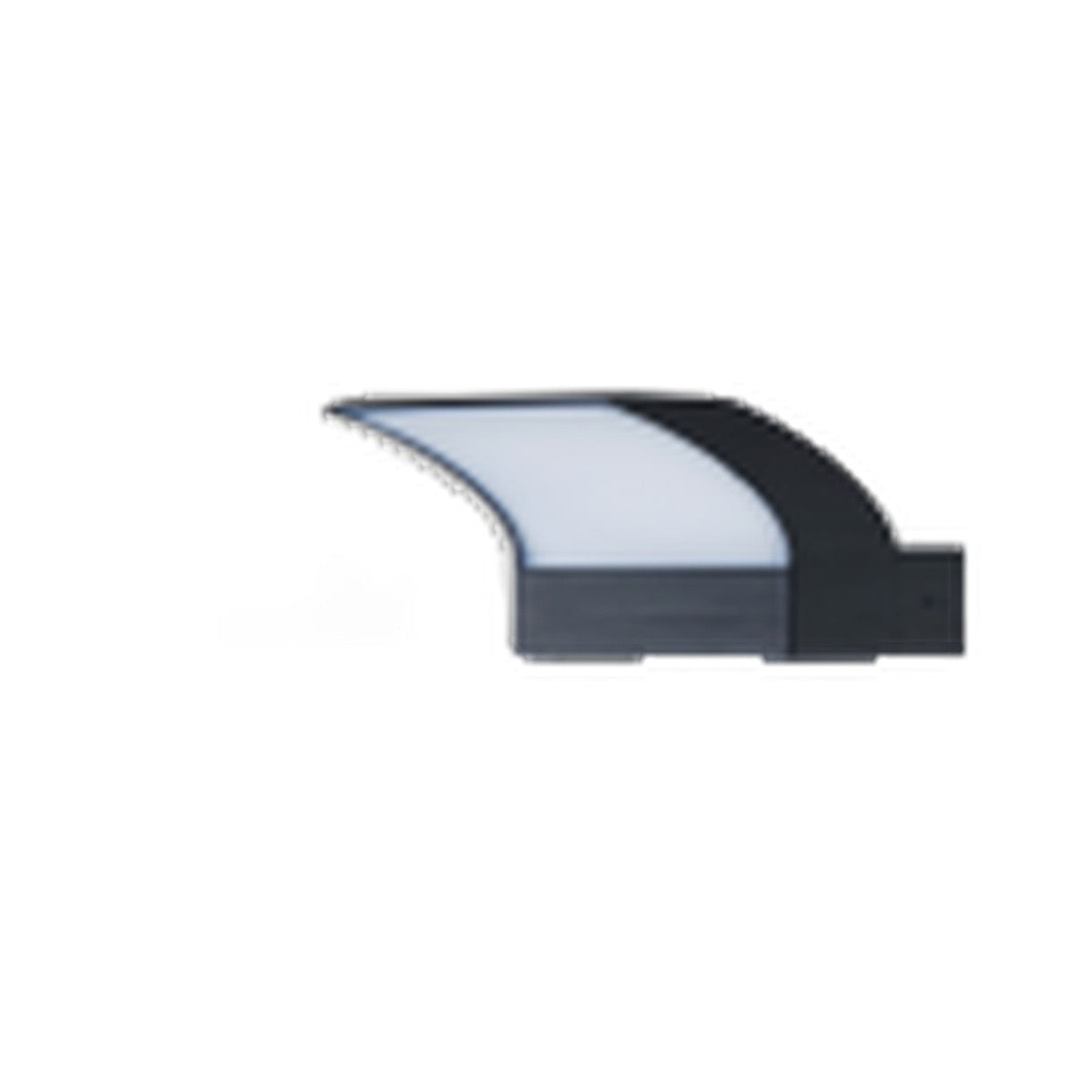 AURA Outdoor Hood Wall Light – Dark Grey (12W, Natural White 4000K)