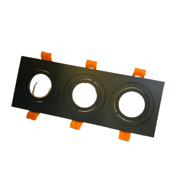 Aura Spotlight 618S - 3 Rectangular – 3 Heads - Aura Lighting - Azar Group