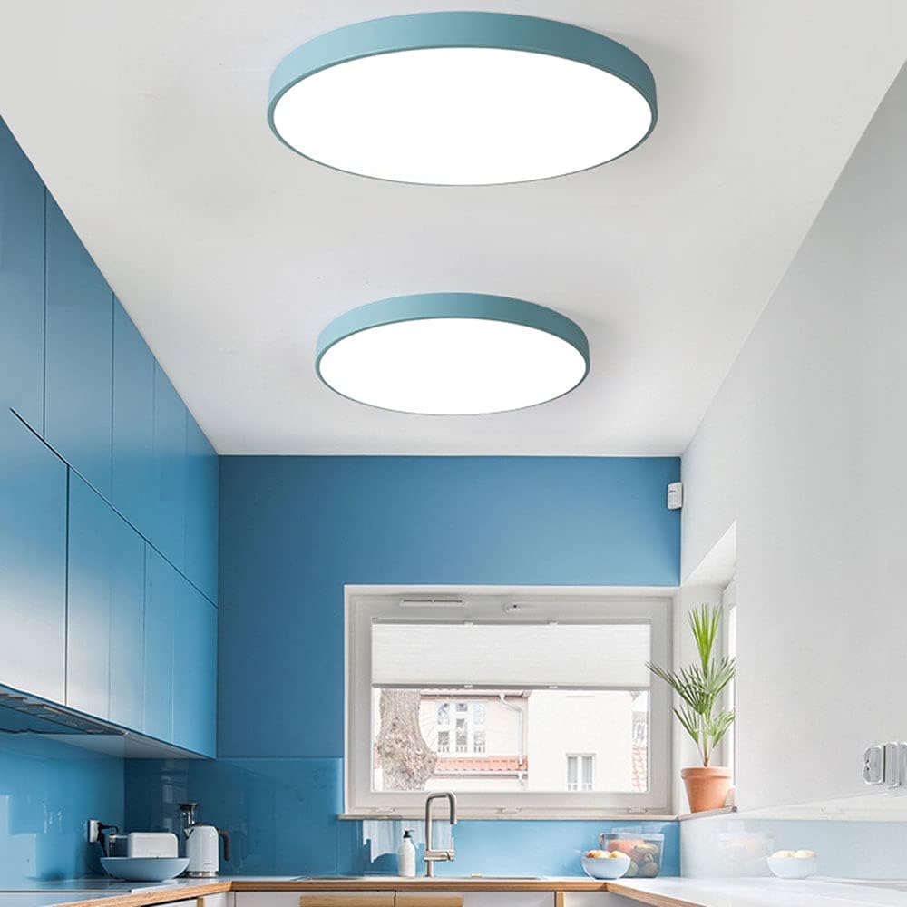 Blue Macaron LED 50CM 100W Ceiling Light 4000K - Aura Lighting - Azar Group