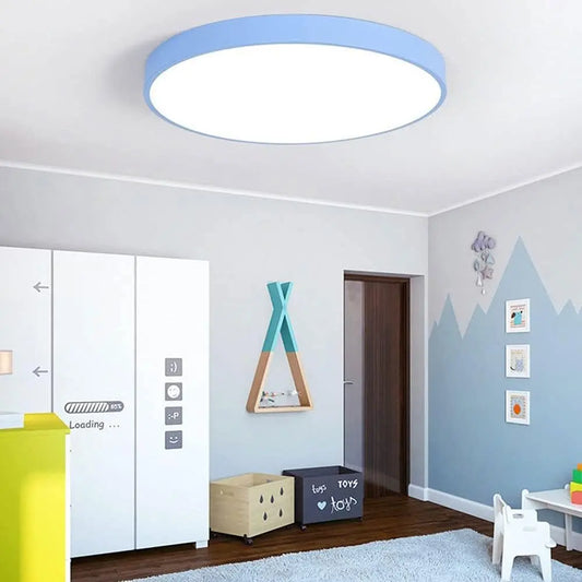 Blue Macaron LED 50CM 100W Ceiling Light 4000K - Aura Lighting - Azar Group