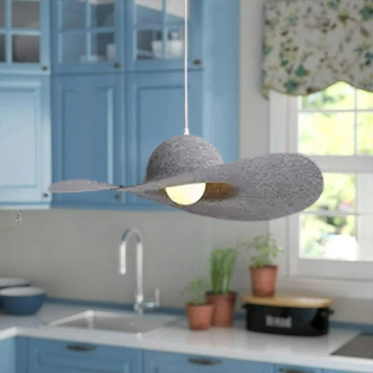 AUR-MD1721-D650-LG Light Grey Hat Chandelier