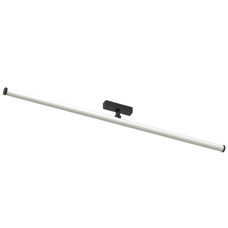 Clavate Flood Light SS900F Black 4000K DC48V 180° 30W L900*D25*H87mm - Magnetic Track LED Light - Aura Lighting - Azar Group