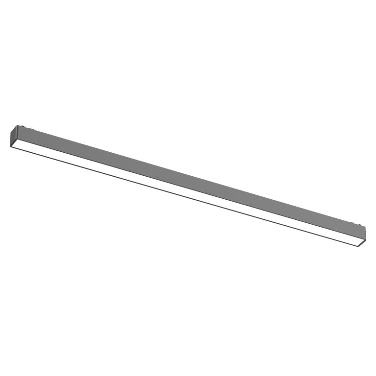 Flood Light 600F Black 4000K DC48V 150° 20W L615*W26*H24mm - Magnetic Track LED Light - Aura Lighting - Azar Group