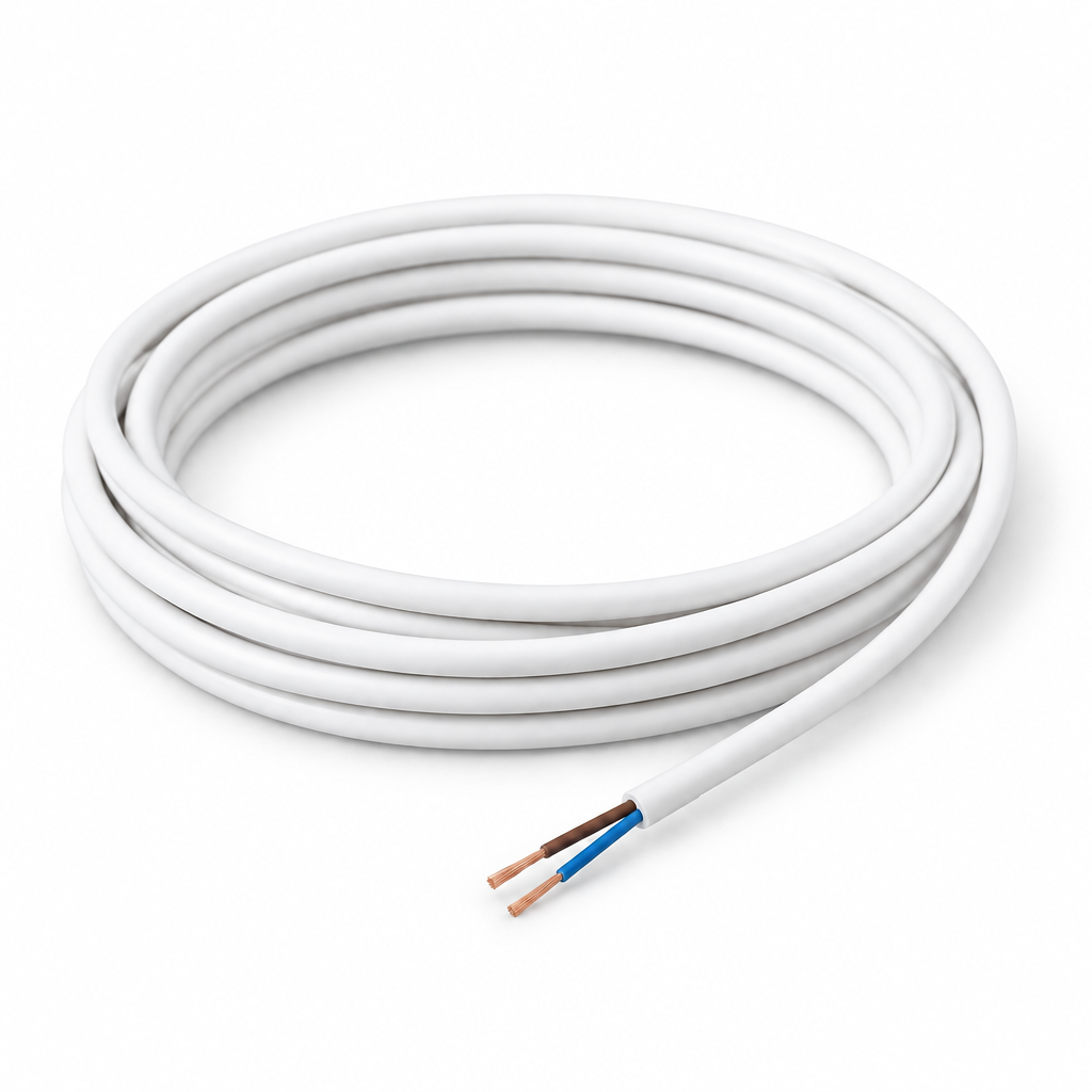 Astro NYLHY White Flexible Multi-Core Cable 500V - 100 Yard Coil